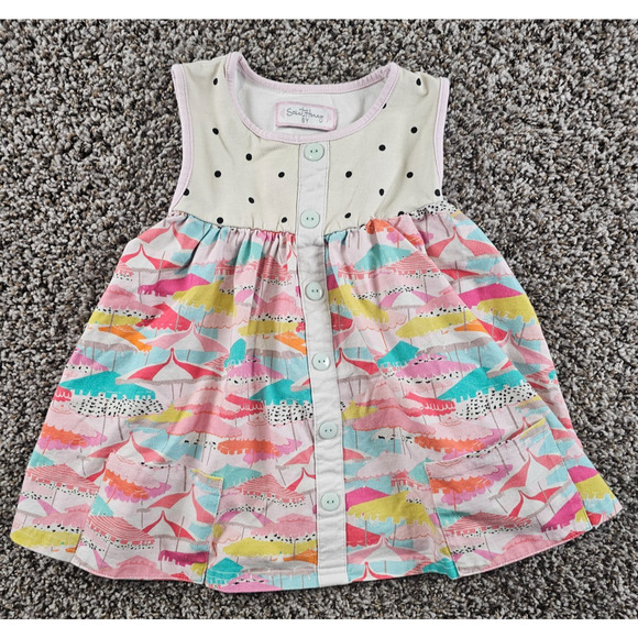 Sweet Honey Other - Sweet Honey Boutique Girls Sz 6 Sleeveless Sundress Dress Bright Tropical
